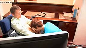 Nathan Stratus, pound that office hunk's rectum deep