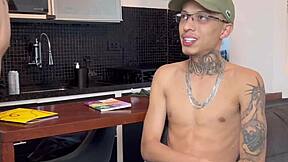 virgin twink breaks ass on huge cock!