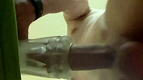 Young Horny Muscular Twink Pup Pounds Fleshlight With Monster Uncut Cock