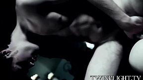 Slim Twink Ass Licked Then Monster Cock Drilled