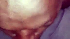 Beautiful Ebony Ass Licked Deep While Giving Dirty Black Blowjobs