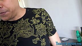 Gay Latino Amateurs Stroke Big Cocks and Suck for Facials