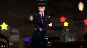 Sensual Jokar Dances Lifting Painter's Cock for Gaymer Thrill