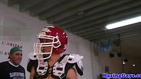 frat dorm workout turns college twink athletes into bareback fuck frenzy