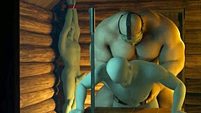 Jason's Massive Gay Bara Cock Pulses in 3D Softcore