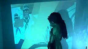 late night he craves that huge dildo sliding into his thong-pushed ebony ass