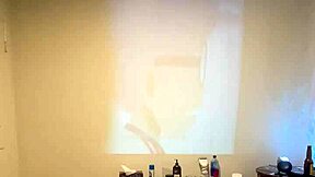 late night he craves that huge dildo sliding into his thong-pushed ebony ass