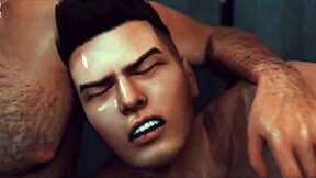 3D Cartoon Dads Double Penetrate in Epic Gay Virtual OVA!