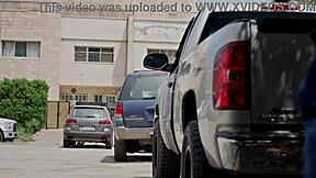 Arab Kuwaiti Exhibitionist Flashes Naked Ass on Public Streets