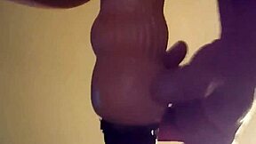twink bends over ready for deep dildo toy insertion