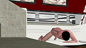 dude that hypnotic dong swing got you shaking your monster cock?