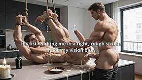 BDsm Hentai Twink Takes Huge Cock Blowbang Bukkake Creampie