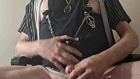 Thomas O'Dea strokes his monster cock relentlessly