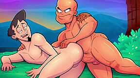 dude this sadistic artist dominates and barebacks hot hunk jock hard