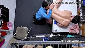 shoplifter bends over for michael vente and leo esteban bareback punishment