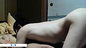 Gay Blowjob In The Japanese Style Room