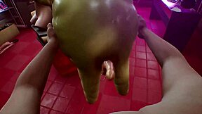 a guy visits sex shop to try different toys