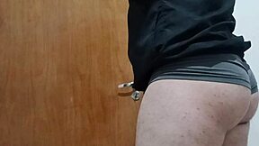 Thick Legged Shemale Shows Off Huge Ass