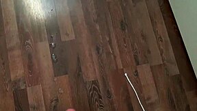 Gay shemale shows off thick legs