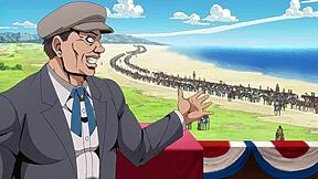 steel ball run epis�dio 1 em portugu�s