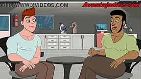 O robo comedor no sexo gay desenho