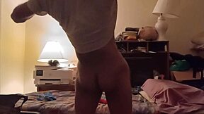 black gay having fun with himself