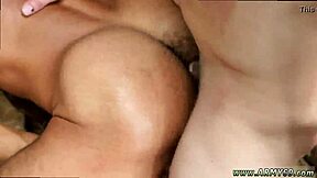 Hot black army guys blowjob deep in jungle