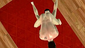 3d man fucks ass and gives creampie