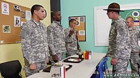 Military gay porn and emo boy sex army drill