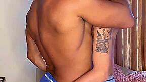 Muscular brazilians fuck rough without romance