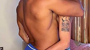 Muscular brazilians fuck rough without romance