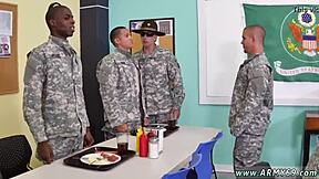 Military gay porn and emo boy sex army drill