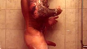 showering with a raging hard on today