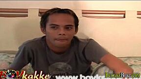 Asian twink rides hard seeking that cum