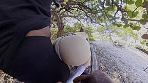 Gay sex by the beach with anal fun