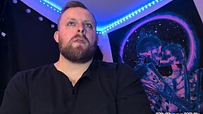 wolfgang white catches you jerking off and cums on your boxers
