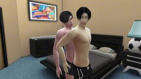 asian teen eighteen plus guys sims volume four best friends