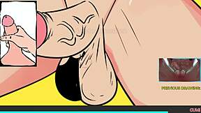 Yaoi anime naked midoriya deku with huge censored black cock slowly colored in until fully explicit male joi masturbation instructions for men