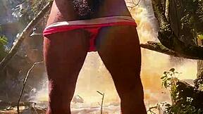 mamei o novinho na cachoeira bati punheta e gozei pra ele