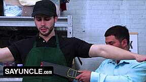 beautiful barista busted and banged raw