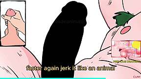 yaoi anime midoriya with huge black cock