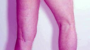 Black Thong Panties Strip With Feet And Legs Focus