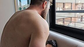 Hairy russian pounds me on couch