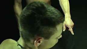 Master Strips And Makes Trained Boy Suck Big Cock