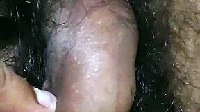 Small uncut cock gets stroked during solo session