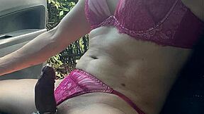 outdoor flashing exhibitionist slide show