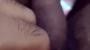 Small uncut cock gets stroked during solo session
