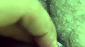Small uncut cock gets stroked during solo session
