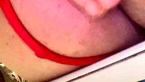 white ass shows off tight hole