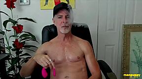 richard lennox gets tickled hard by toy